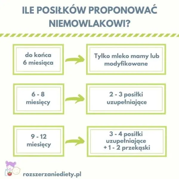 Od czego zacząć rozszerzanie diety niemowlaka? Pierwsze produkty i bezpieczny plan